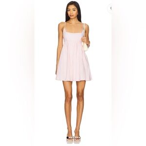 Tularosa Tracy Mini Dress in Light Pink, Size Medium